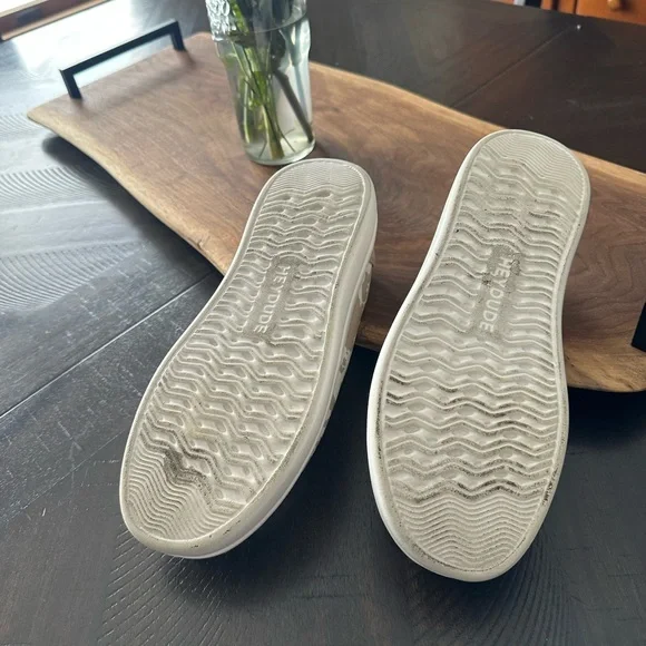 Hey Dude Men's Loafers - Tan and White - Picture 2 of 3